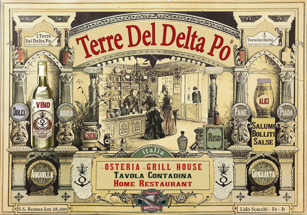 Osteria Terre Del Delta Cartolina Fronte